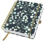 Sigel Spirálfüzet, 168×215 mm, pontrácsos, 120 lap, keményfedeles, SIGEL „Jolie Eucalyptus Night (SIJN657)