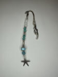 Tenger Lelke - Kézzel készült ásvány könyvjelző tengeri csillag medállal (JJKONYV37)