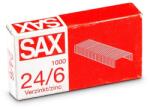 SAX Tűzőkapocs, 24/6, cink, SAX (ISAK246) - becsiirodaker