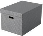 ESSELTE Tárolódoboz, L méret, ESSELTE „Home, szürke (E628287)