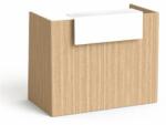 MAYAH Recepciós asztal, 130×64, 5 cm, MAYAH „Freedom SV-91, kőris (IBXR91K)
