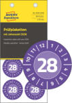 Avery-Zweckform No. 6946-2028 ibolyakék színű, 30 mm átmérőjű, öntapadós biztonsági hitelesítő címke, 2028-as évszámmal, 12 hónapos beosztással - kiszerelés: 80 címke / csomag
