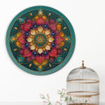 DUBLEZ Tablou din lemn cu mandala - Impresionant