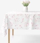 Goldea szögletes terítő 100% pamutvászon - cseresznyevirágok 120 x 120 cm