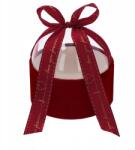  Velúr virágdoboz átlátszó virágdoboz Valentin napi ajándék (TD00397/DARK RED)