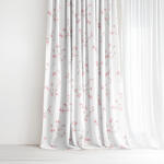 Goldea pamut függöny - cseresznyevirágok 140x150 cm