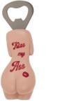 OOTB Metal bottle opener with magnet, Kiss my Ass