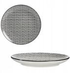 Arte Regal Kerek tányér 24 cm Geometrico porcelán lapos ebéd asztal minta (87241)