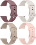  Szilikon óraszíj Ak 22mm 4 db-os szett csattal gyors csere (B0CNX2CG7Y)