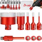 Delphi tools Lyukasztó Gyémánt Csipke Gres M14 Készlet ⌀ 6, 8, 10, 35, 68 mm Adapter (5905108470265)