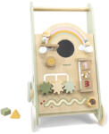 Viga Toys Antemergator verde cu activitati montessori, polarb viga (44226)