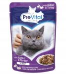 PreVital pulyka és nyúl zselében macskáknak 100g