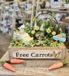 Kreatív Húsvéti asztali dísz "Free Carrots