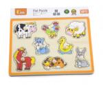 Viga Toys Puzzle cu manere - animale (50017) - bekid