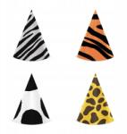 PartyPal Állatos sapkák 4 db