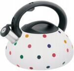 Klausberg Hagyományos vízforraló 3 l fehér pöttyös Klausberg (KB 7074)