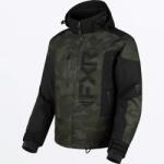 FXR Racing Geacă Snowmobil FXR RACING HELIUM X 2-IN-1 · Negru / Verde Camo
