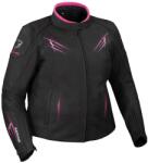 Bering Geacă Moto Damă din Piele BERING LADY BRUTALIA QUEEN SIZE · Negru / Alb / Roz