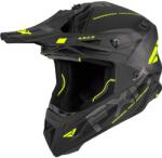 FXR Racing Cască Enduro - Cross - Snowmobil FXR RACING HELIUM RACE DIV · Negru / Verde-Fluo