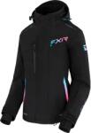 FXR Racing Geacă Snowmobil Damă FXR RACING EDGE · Negru / Albastru / Roz