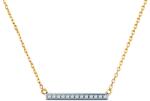 SAVICKI Colier din aur 585 cu diamante albe 0.03 ct 42 cm - savicki - 2 704,00 RON
