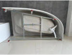 Water Fun Rama cada asim|| cada asimetrica 170x100 cm, stanga (ABV-170) - casasclipitoare