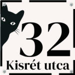 Dekory Studio Házszám tábla 30