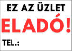 Dekory Studio Ez az üzlet eladó tábla