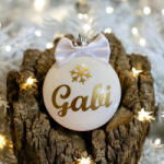 Dekory Studio Karácsonyi gömb névvel