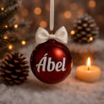 Dekory Studio Névre szóló karácsonyi gömb