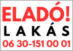 Dekory Studio Eladó lakás tábla