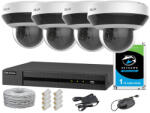 Hilook by Hikvision IP megfigyelő készlet, 4 forgatható PTZ kamera 4Mpx, IR20, NVR 4xPoE, 1TB-os HDD - Hilook by Hikvision (EC-SZE-28744-3)