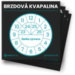 GAFA Eticheta de service lichid de frana GAFA (NALEPKASERVIS2)