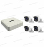 Hikvision HiWatch Hikvion HiWatch HWK-T4141B-PP videó megfigyelő készlet, 4 1MP kamera és DVR HWD-5104 felvevő (HWK-T4141B-PP)