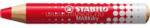 STABILO MARKdry táblákhoz és flipchartokhoz vastag piros jelölő ceruza (STABILO_648/40) (STABILO_648/40)