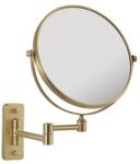 Gedy Gedy, GAIA függesztett kozmetikai tükör, átmérő 230mm, kétoldalas, aranyszőnyeg, CO202488 (CO202488)