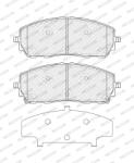 FERODO set placute frana, frana disc FERODO PREMIER ECO FRICTION FDB5631 (FDB5631)
