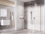 RAVAK Walk-In Corner Szett 120x80, zuhanykabin krómhatású+transparent (GW1CG4C0SZ1) - groszmann