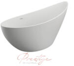 M-Acryl Paradise szabadon álló akril kád 180x80 fényesfekete előlappal (12199)