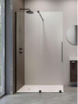 Radaway Furo Black Walk-in fekete zuhanyfal 80 átlátszó jobbos (10106438-54-01R-10110394-01-01)
