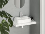 RAVAK Ceramic Slim Shelf R 55 kerámiamosdó matt fehér (XJX0E155005) - groszmann
