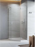 Radaway Essenza PTJ szögletes zuhanykabin 90x80 átlátszó balos (1385053-01-01-1385010-01-01L)