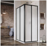 RAVAK Supernova SRV2-75 195 S zuhanykabin fekete+pearl (14V303O211)