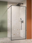 Radaway Modo F II Black Walk-in fekete zuhanyfal 150 átlátszó (10409154-54-01)
