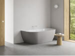 RAVAK Freedom Wall Tec 170x87, akrilkád, Smoke Grey/fehér, fehér lefolyó (CE31500000) - groszmann