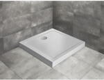 Radaway Doros Stone C szögletes zuhanytálca előlappal 90x90 fekete, ajándék szifonnal (SDRC9090-05-54S)