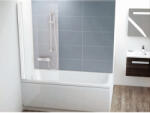 RAVAK CVS1-80 balos kádparaván fehér + transparent (7QL40100Z1)