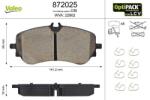 VALEO set placute frana, frana disc VALEO OPTIPACK for LCV 872025 (872025)