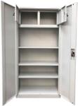 B4U Fiset metalic, 2 usi, 3 polite, 40 kg/polita, 900x400x1800mm, cu picioare, A180/6 B4U, montat (A180) Dulap arhivare