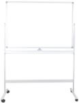 B4U Whiteboard magnetic 90x120 cm B4U BBNO 2 fete, rama aluminiu, CU SUPORT (50104711)